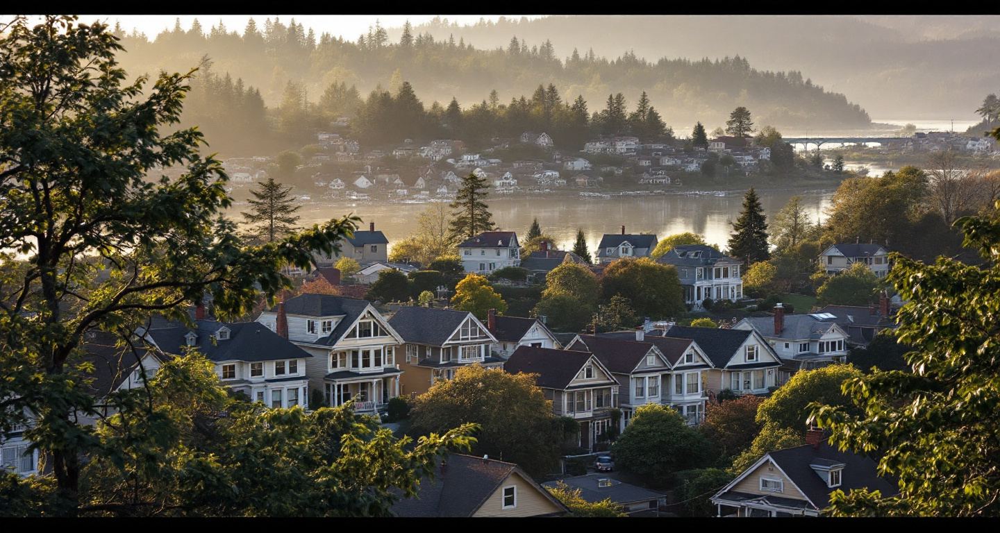 Portland south metro homes along the Willamette